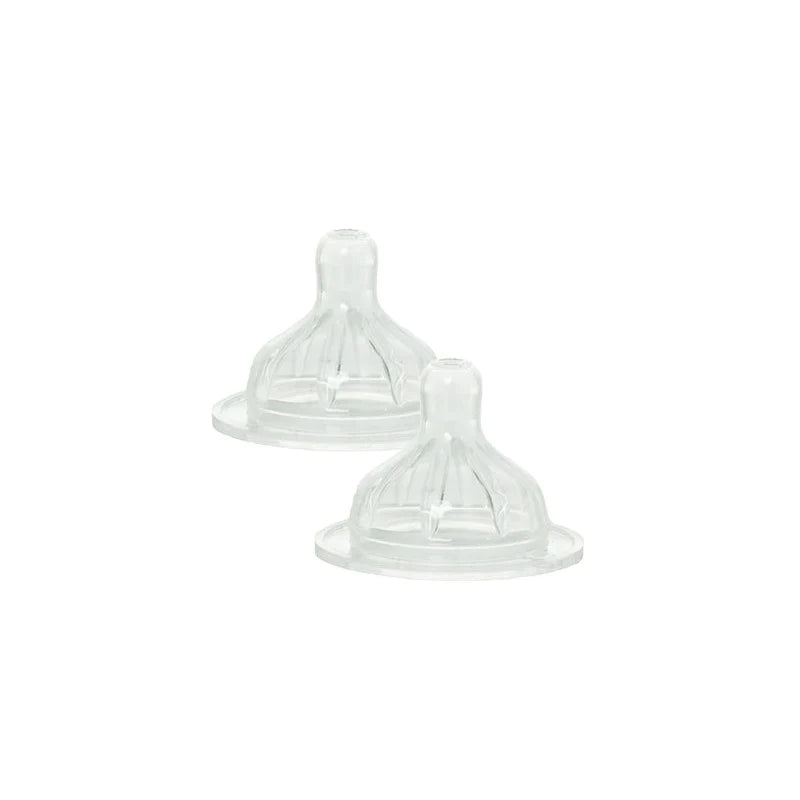 Set of 2 Small Baby Bottle Teats (0M+)