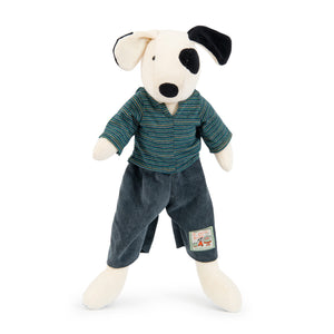 Julius the dog soft toy by Moulin Roty