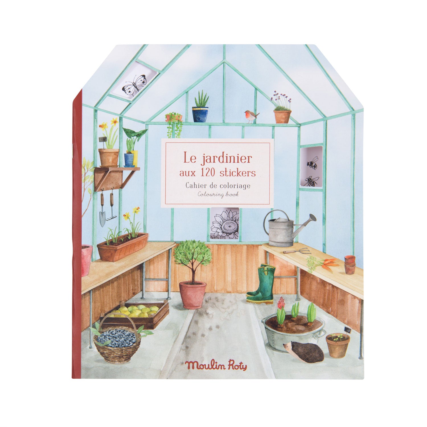 Le Jardinier Colouring and Sticker Book