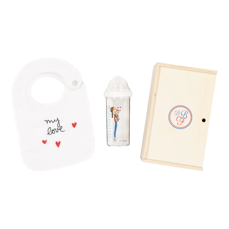 "My love" Baby Bottle Gift Set