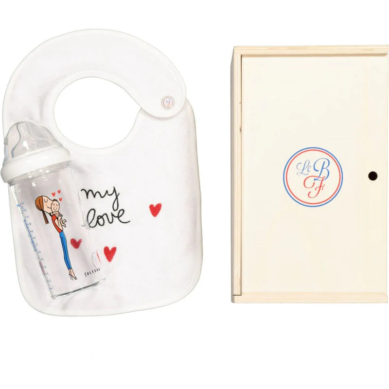 "My love" Baby Bottle Gift Set