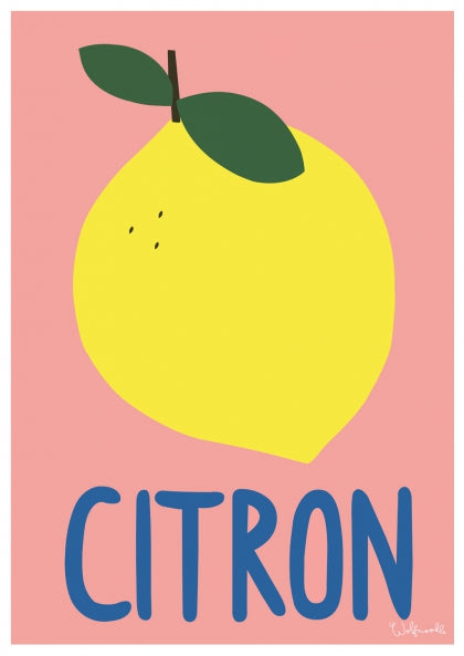 Citron Art Print