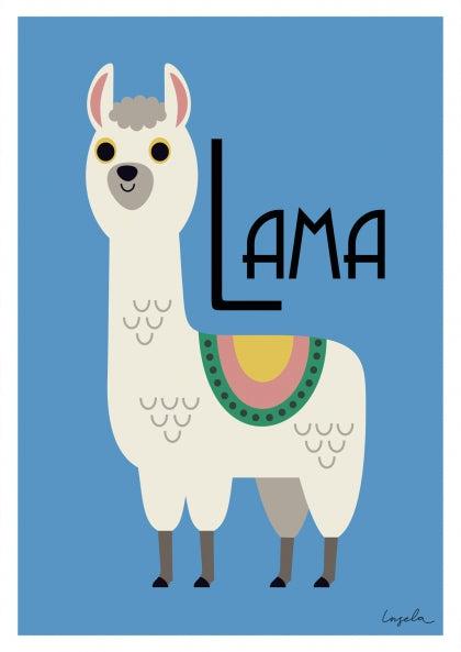 Lama Art Print