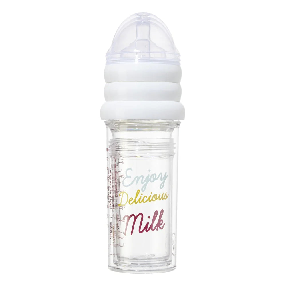 "Enjoy Delicious Milk" Baby Bottle Set (2x210ml, 1x360 ml)