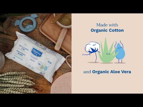 Organic Water Wipes (Pack of 60)